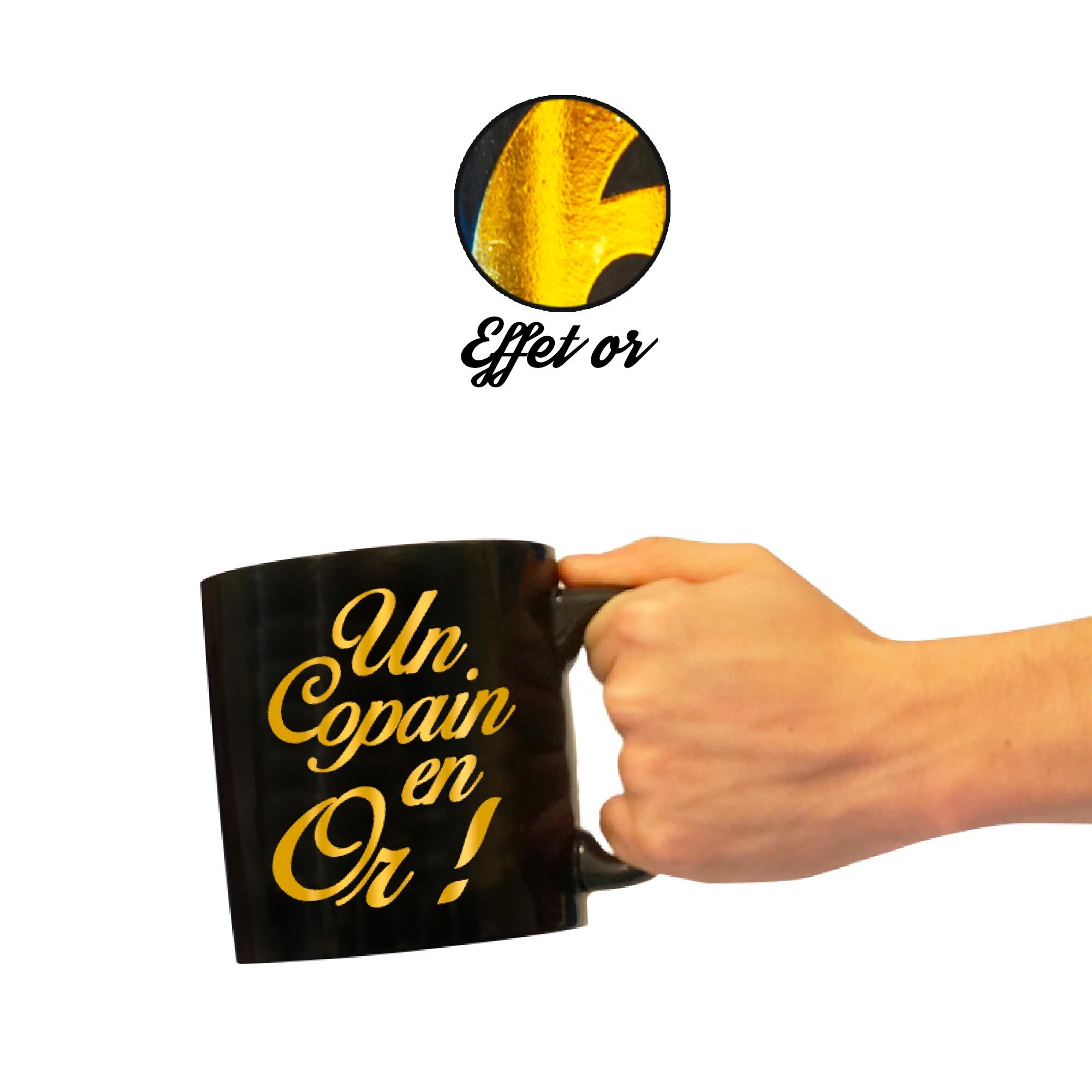 Mug geant or un copain
