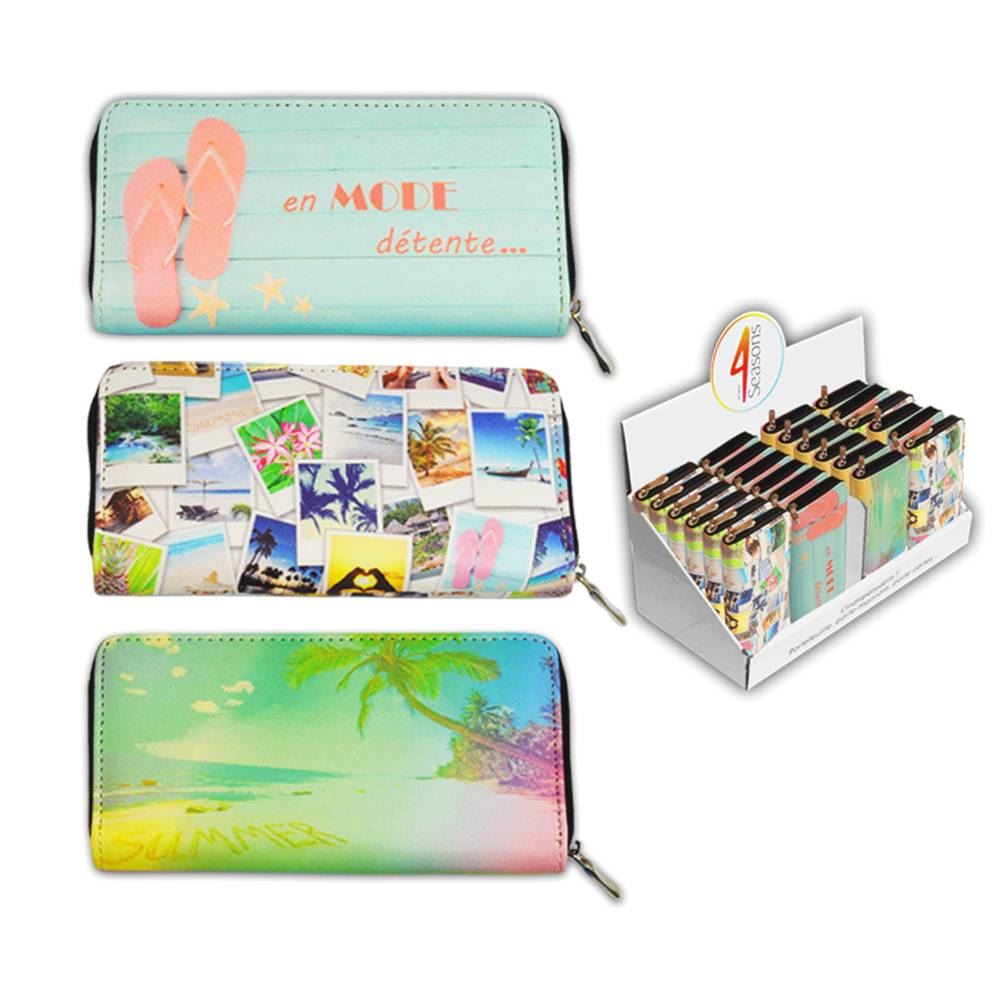 Porte monnaie beach 3mods /16pcs