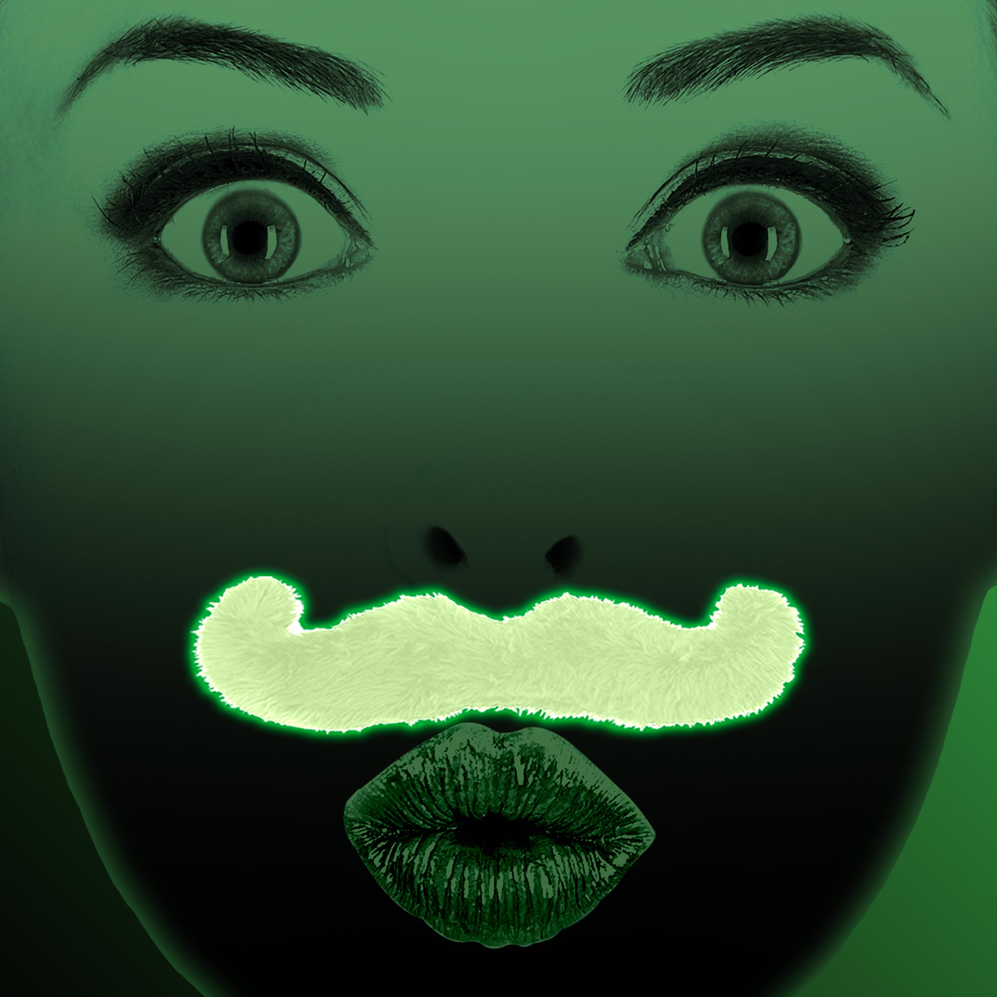 Moustache glow