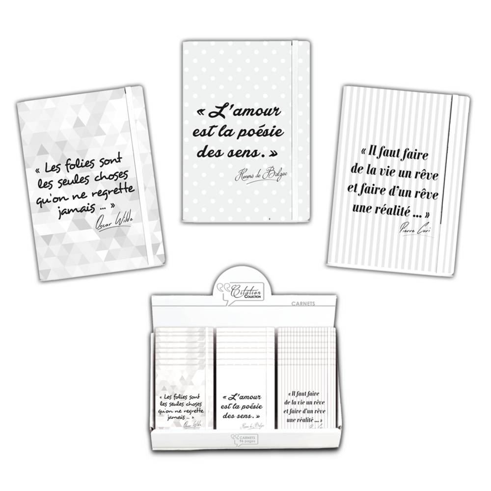 Carnet citations 3mods /24pcs