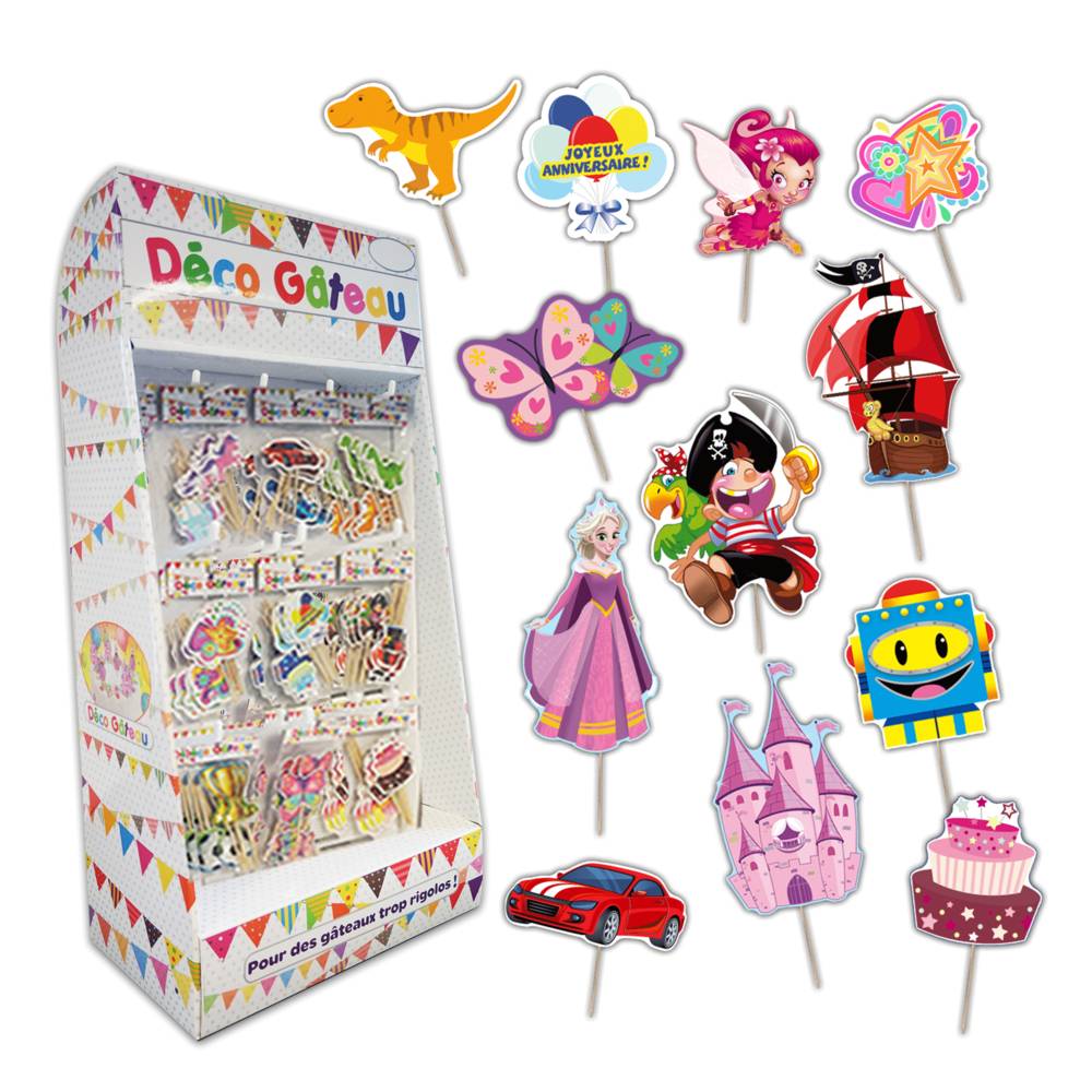 Deco gateau 12mods /144pcs