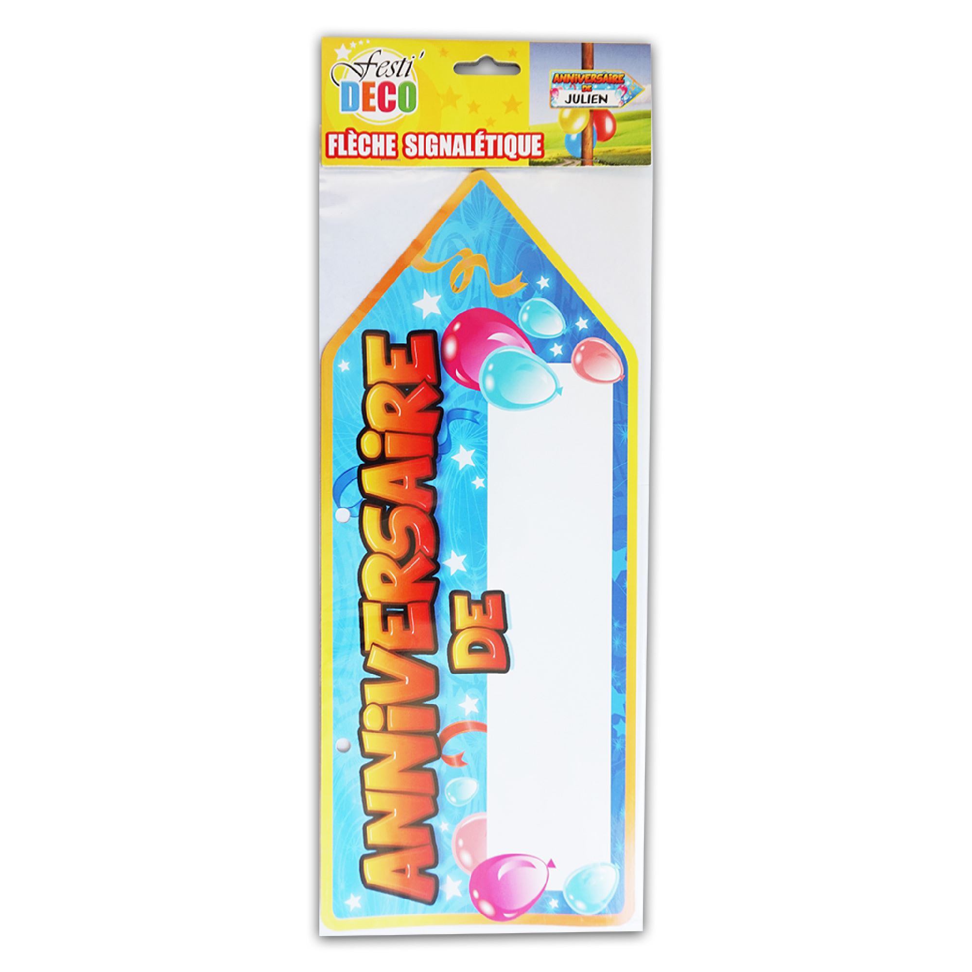Fleche direction anniversaire