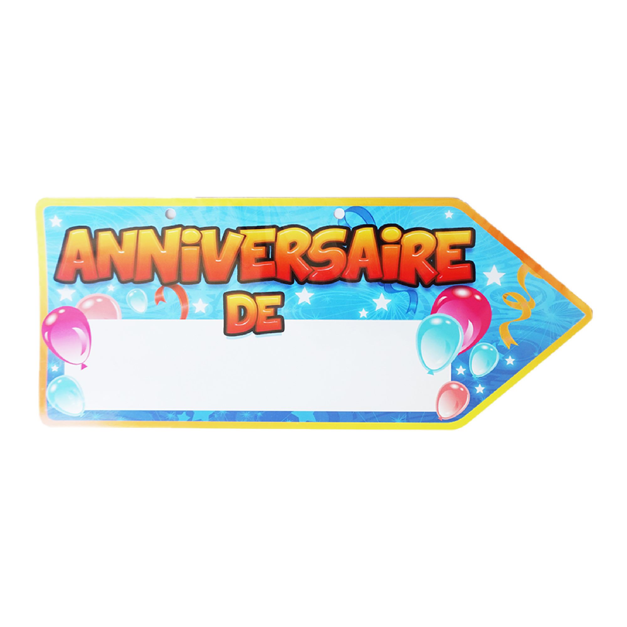 Fleche direction anniversaire