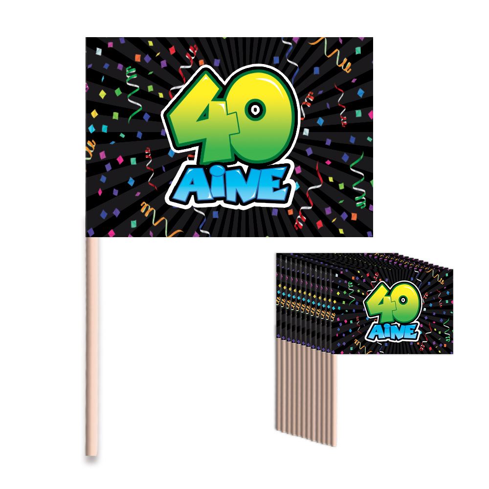 Deco gateau 40 aine