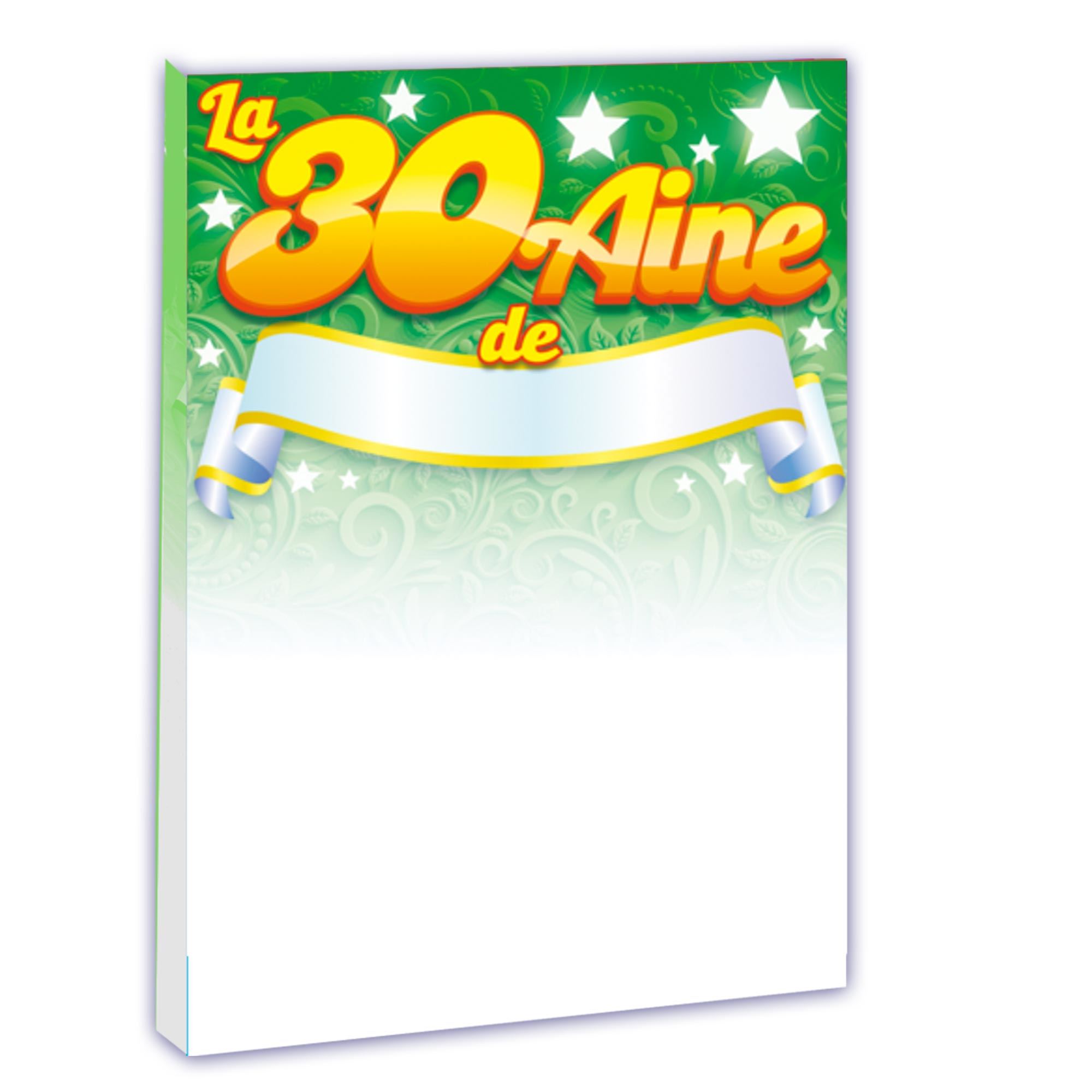 Toile a signer 30aine