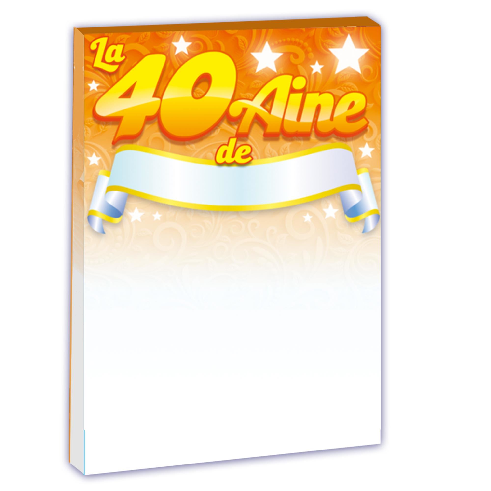 Toile a signer 40aine