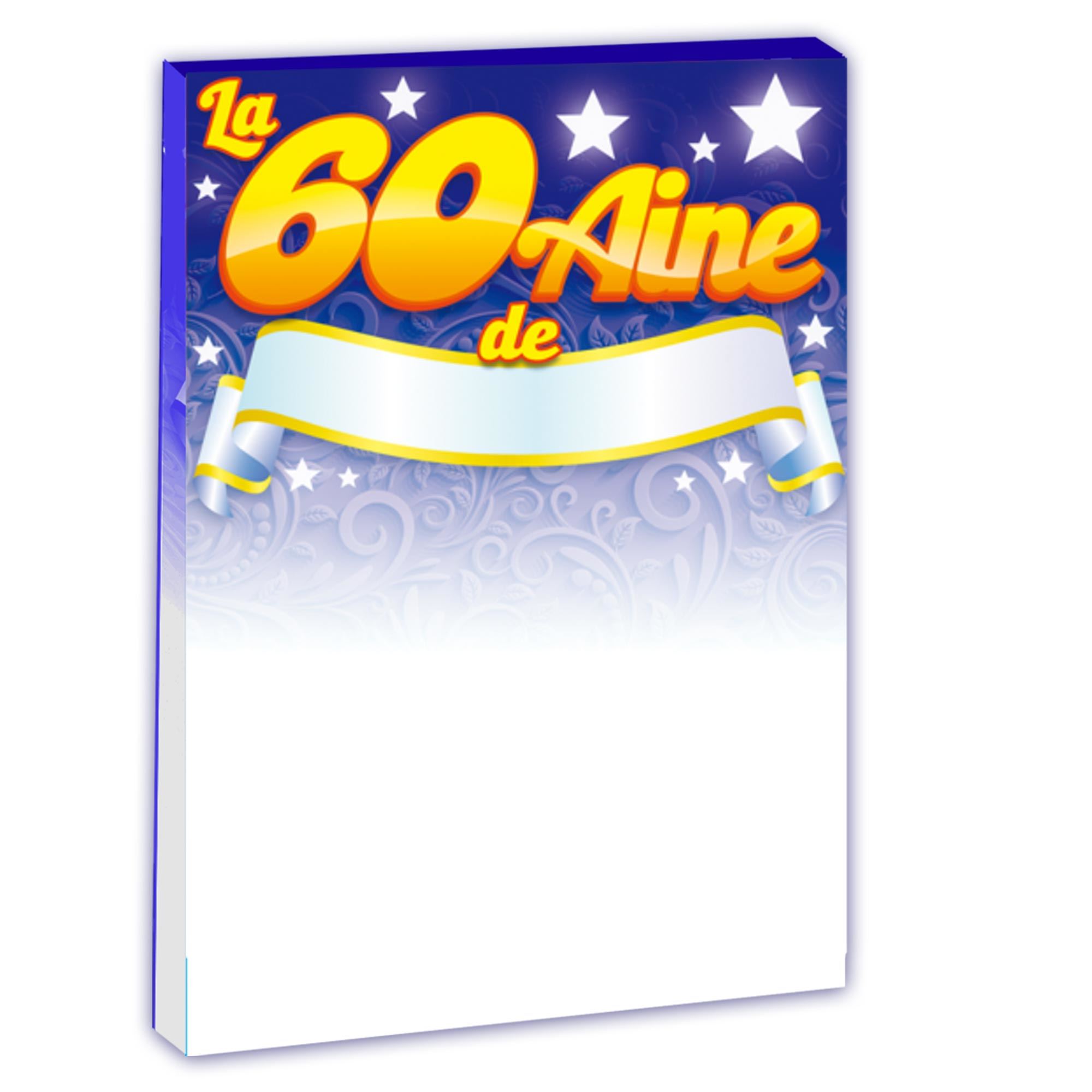 Toile a signer 60aine