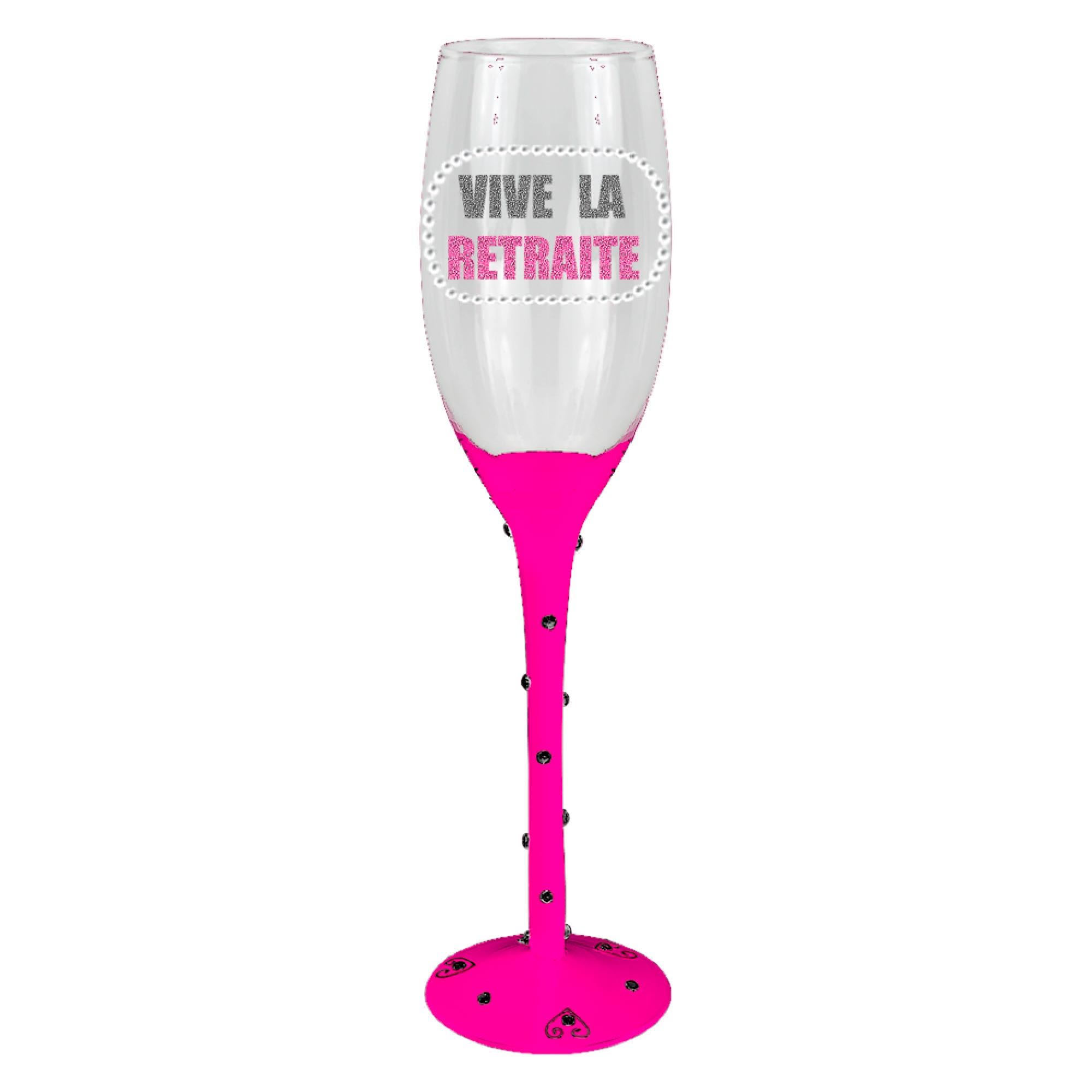 Flute retraite pied rose