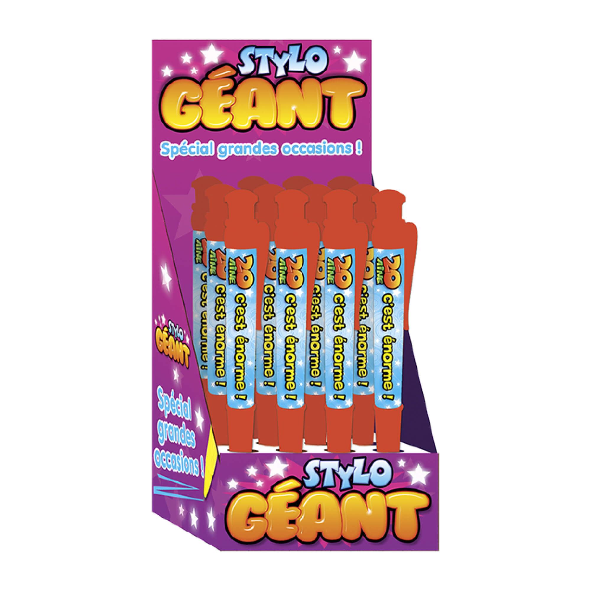 Stylo geant 20aine