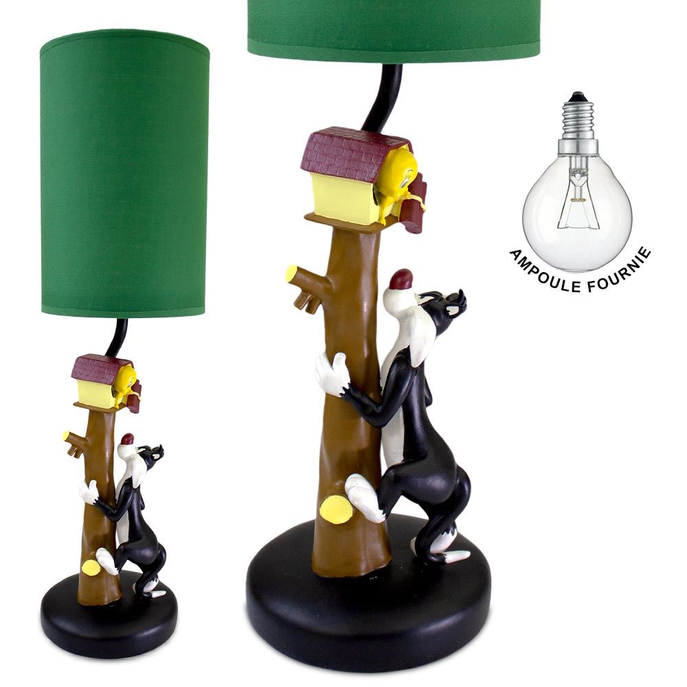 Lampe titi s/ arbre sylvestre