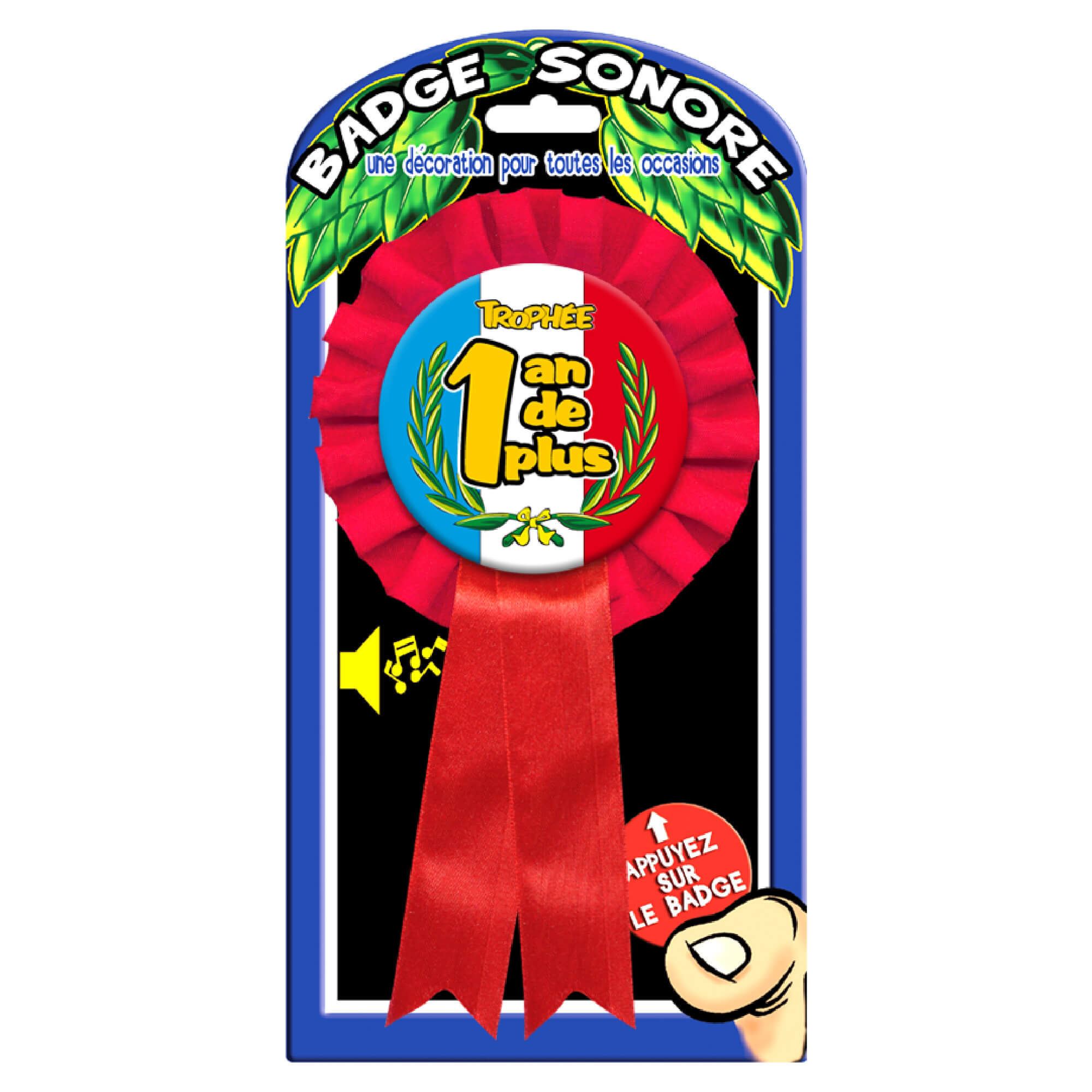 Badge sonore 1 an de +