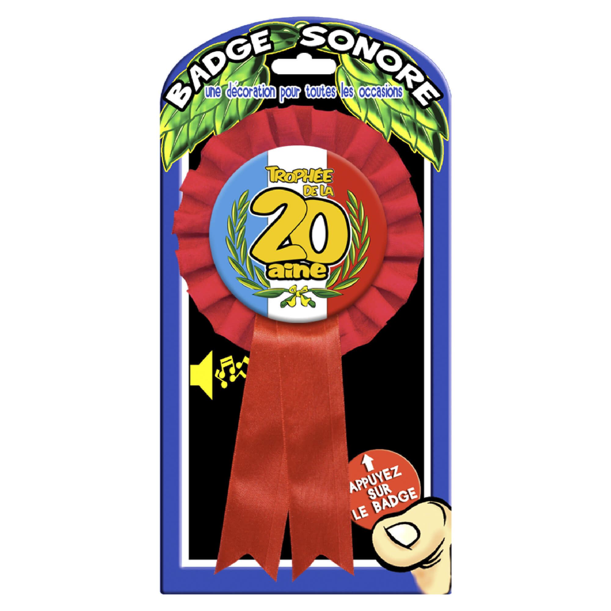 Badge sonore la 20aine