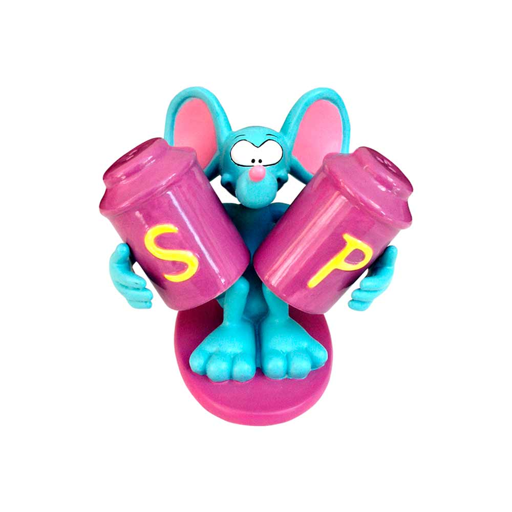 Sel et poivre souris bleue