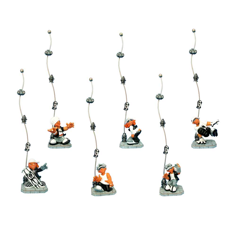 Porte carte aimant hiphop 6mods /12pcs