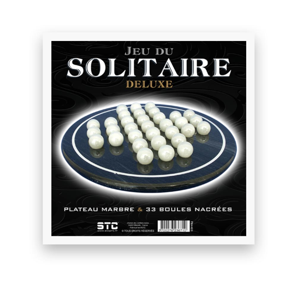 Solitaire en marbre