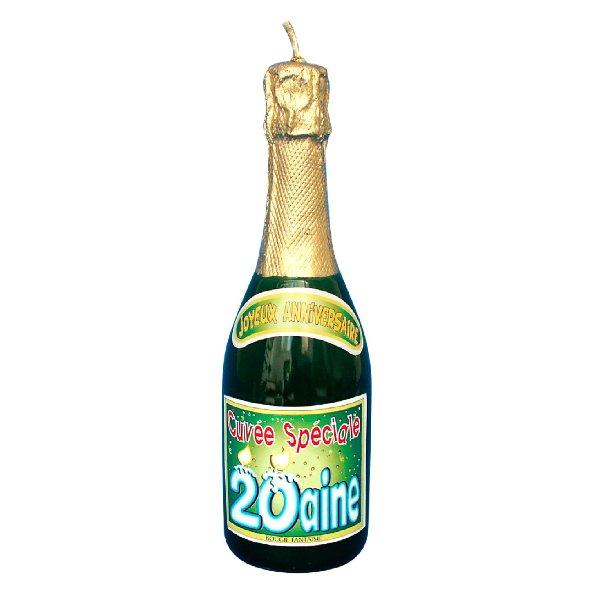Bougie champagne 20 aine