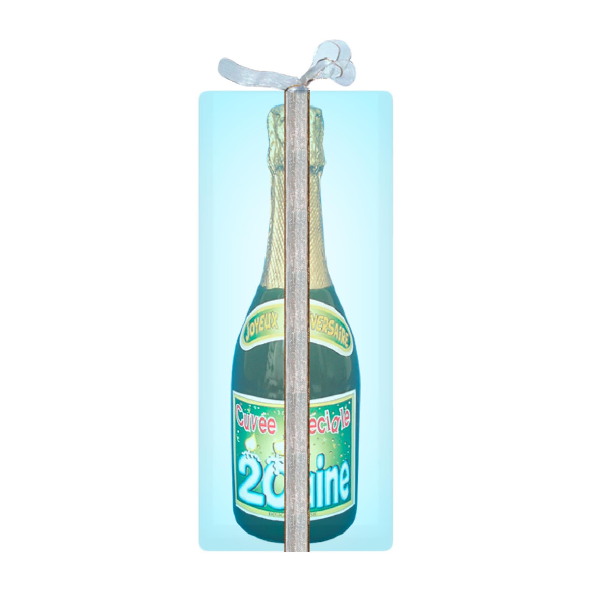 Bougie champagne 20 aine
