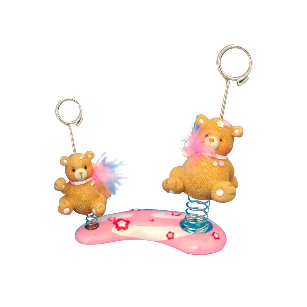 Double porte carte nounours