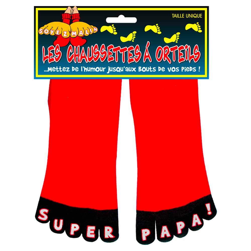 Chaussettes orteils papa !
