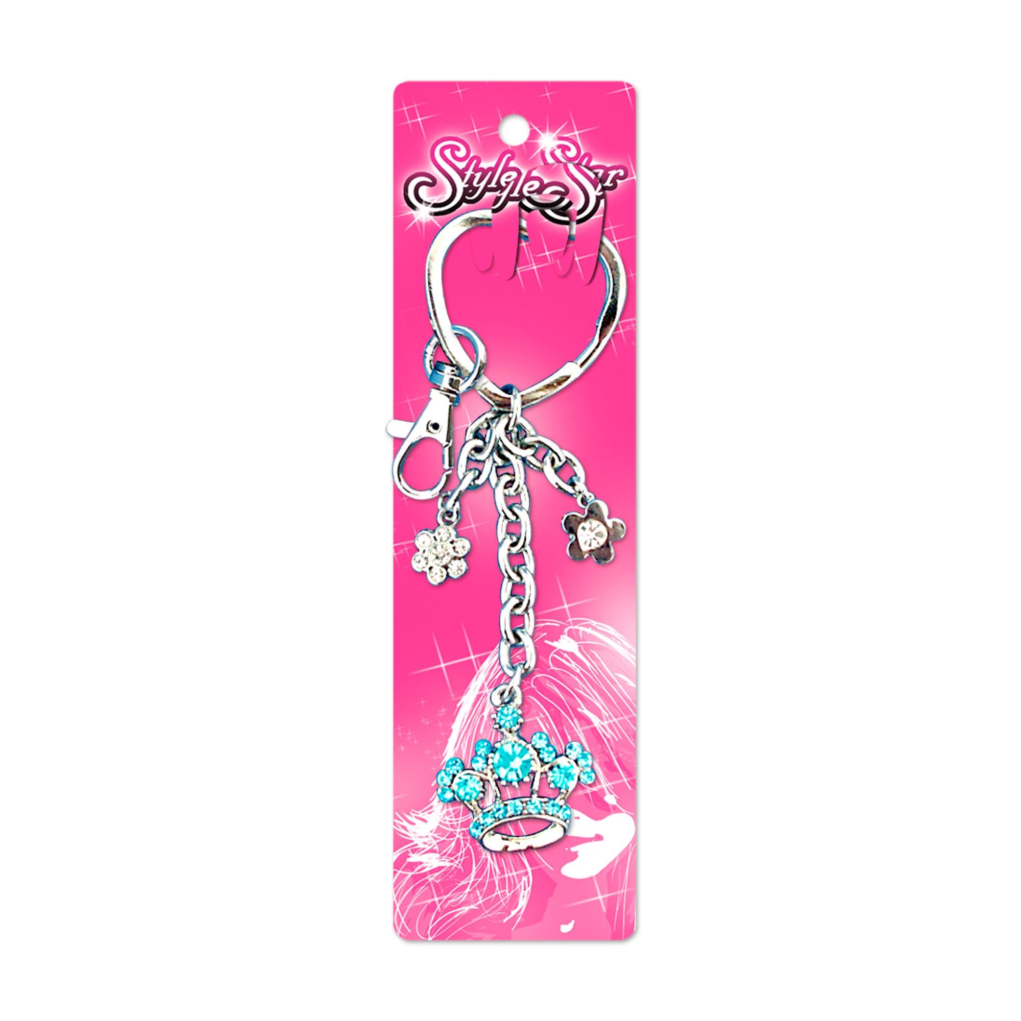 Porte cle bijoux couronne 3mods /9pcs