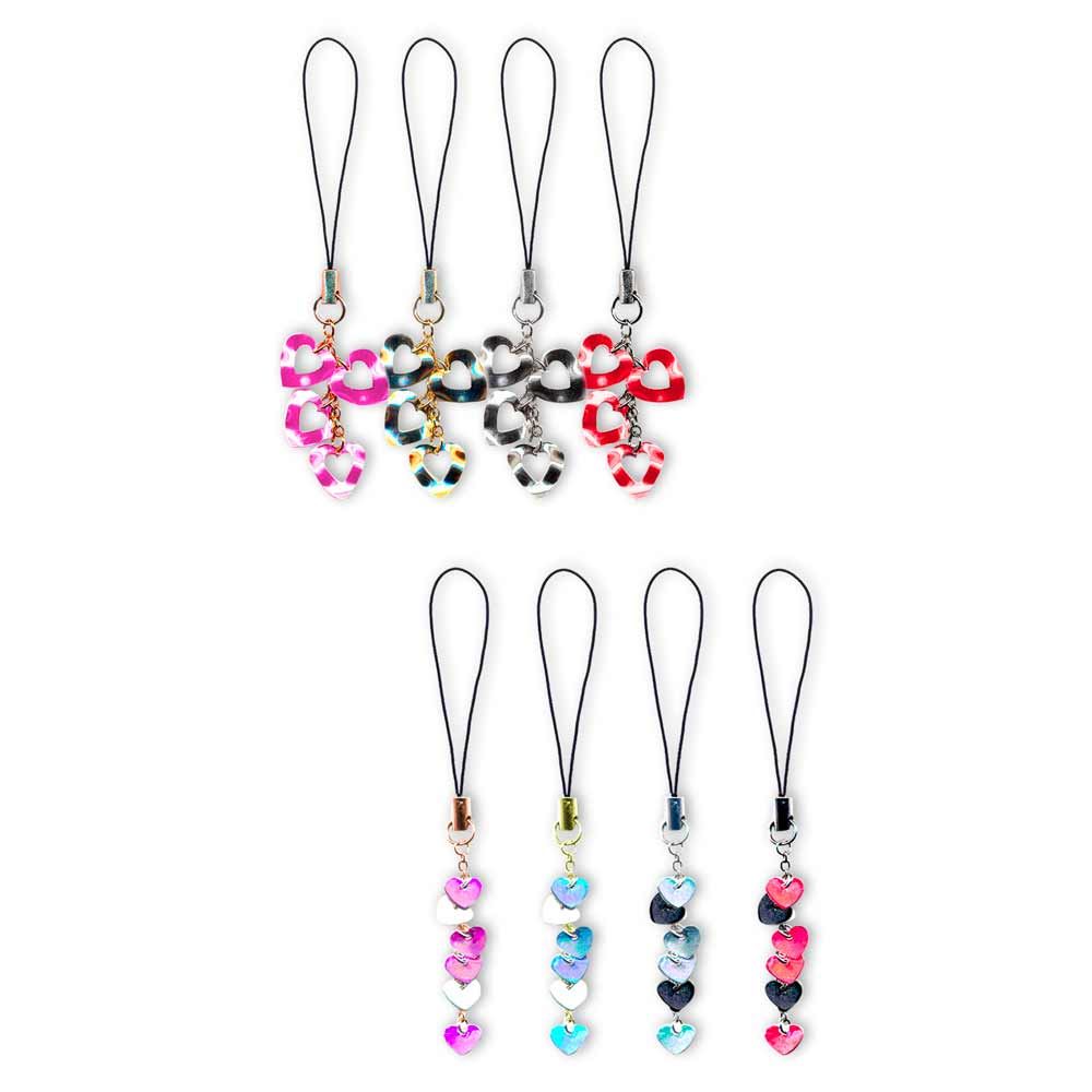 Accessoire telephone coeur 8mods /120pcs