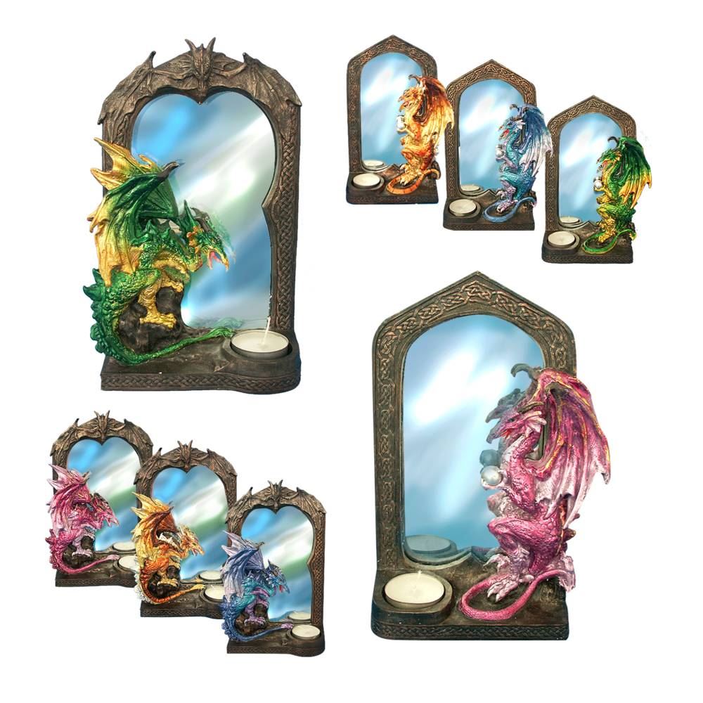 Miroir dragon a/ bougie