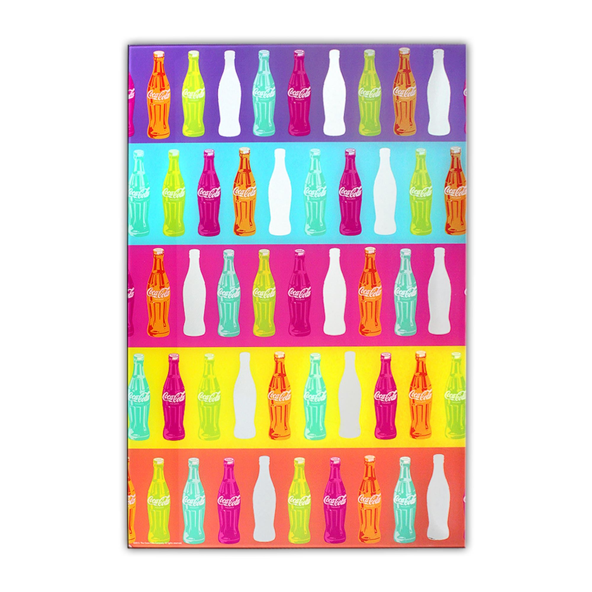Miroir coca cola multicolore