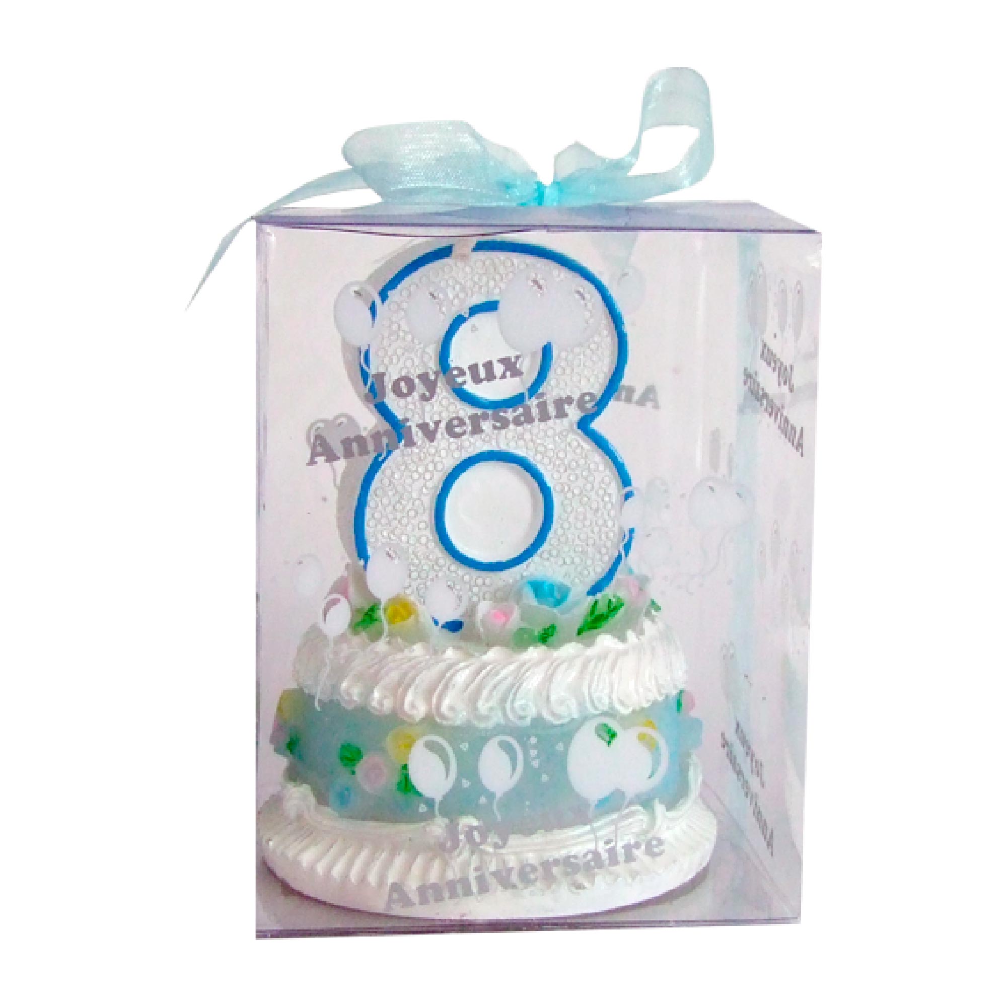 Bougie gateau numero 8