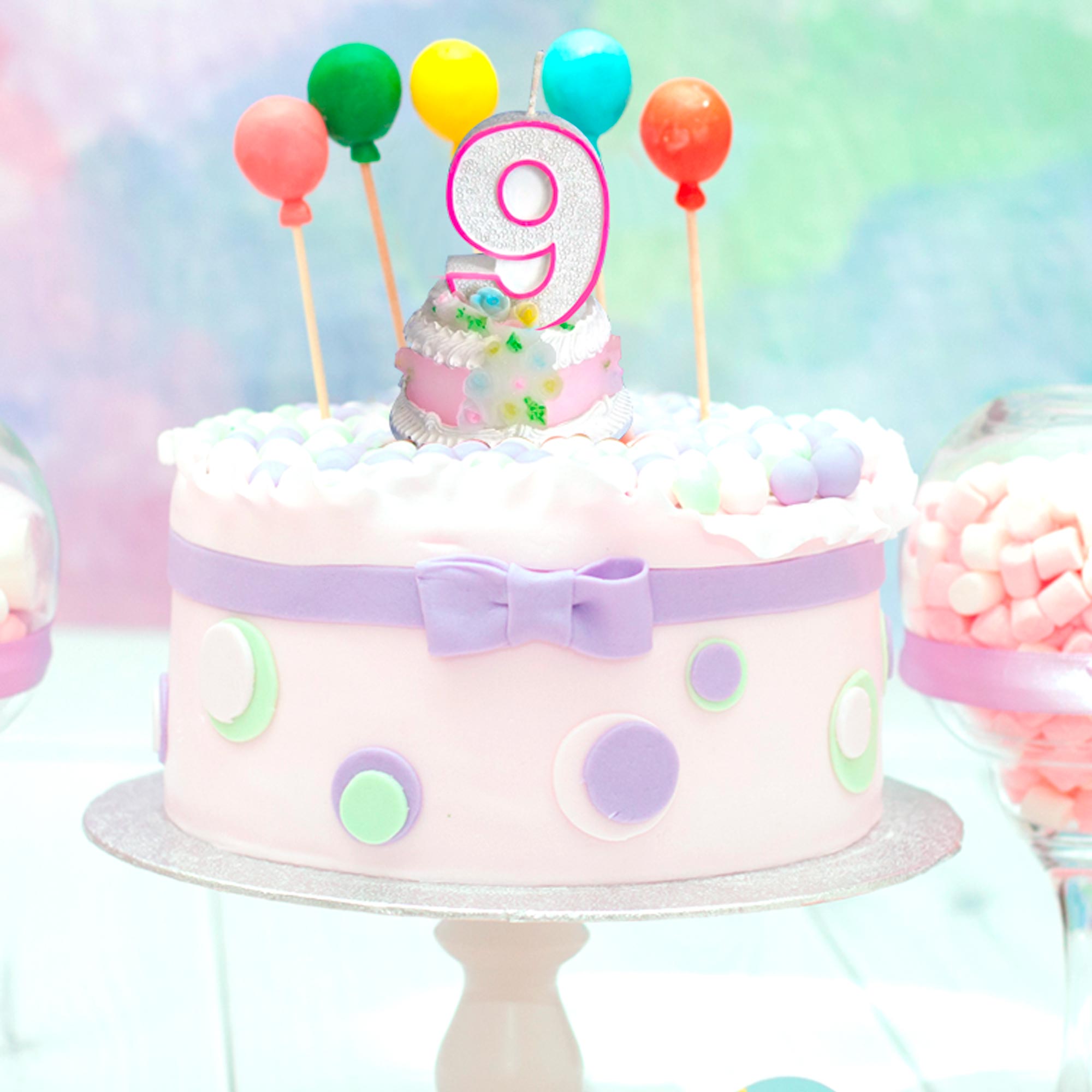 Bougie gateau numero 9
