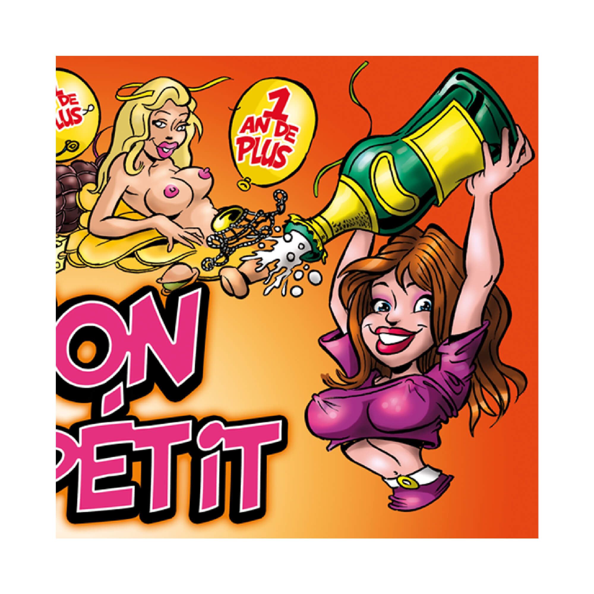 Sachet 12 serviettes anniv sexy