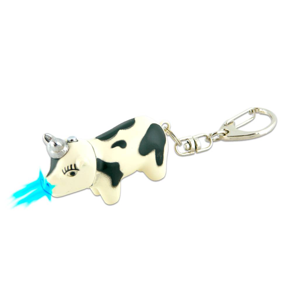 Porte cle vache avec lumiere