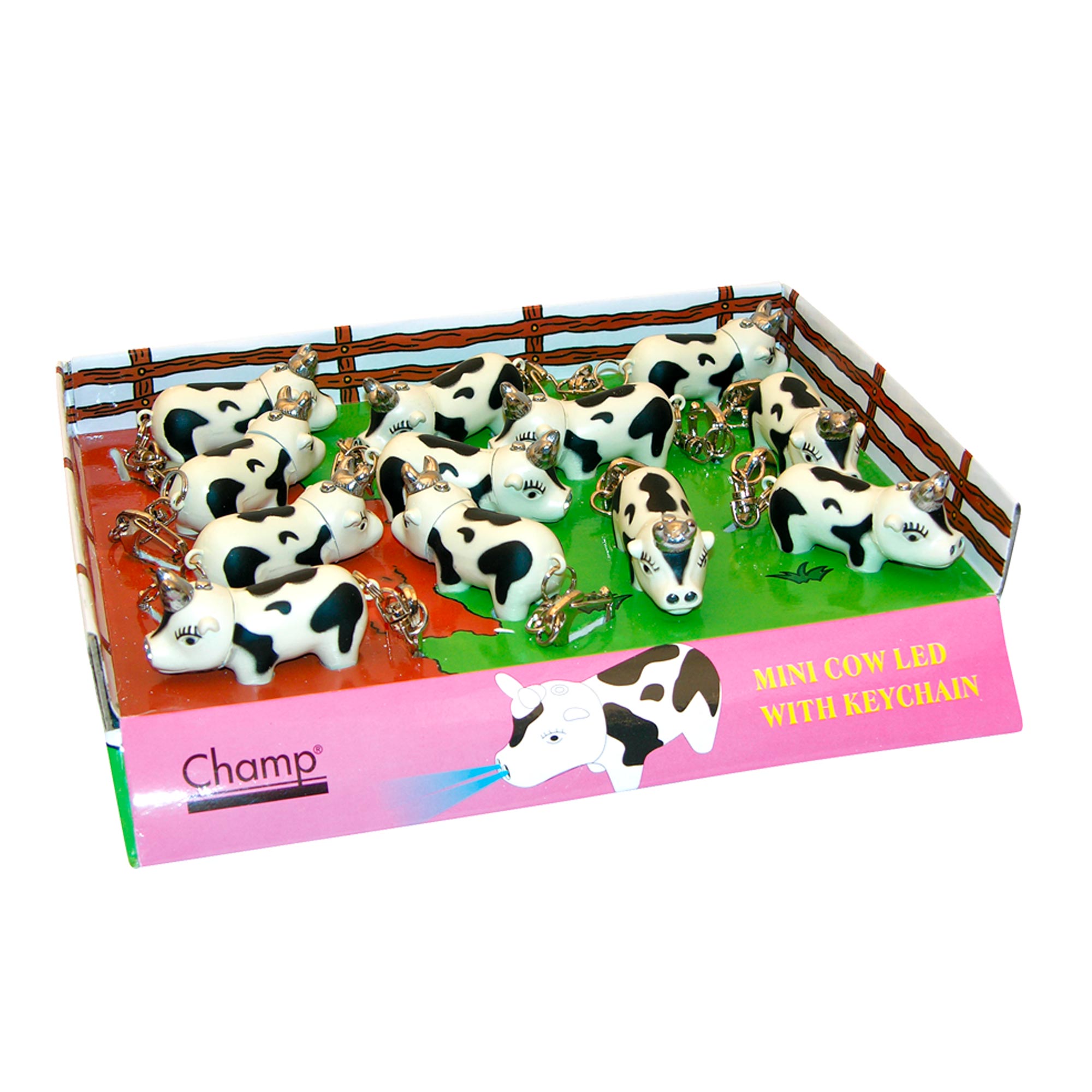 Porte cle vache avec lumiere
