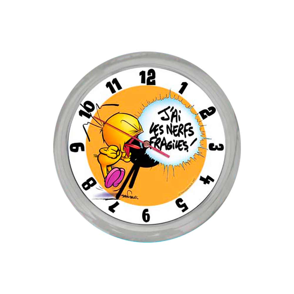 Horloge piaf j ai les nerfs fra.