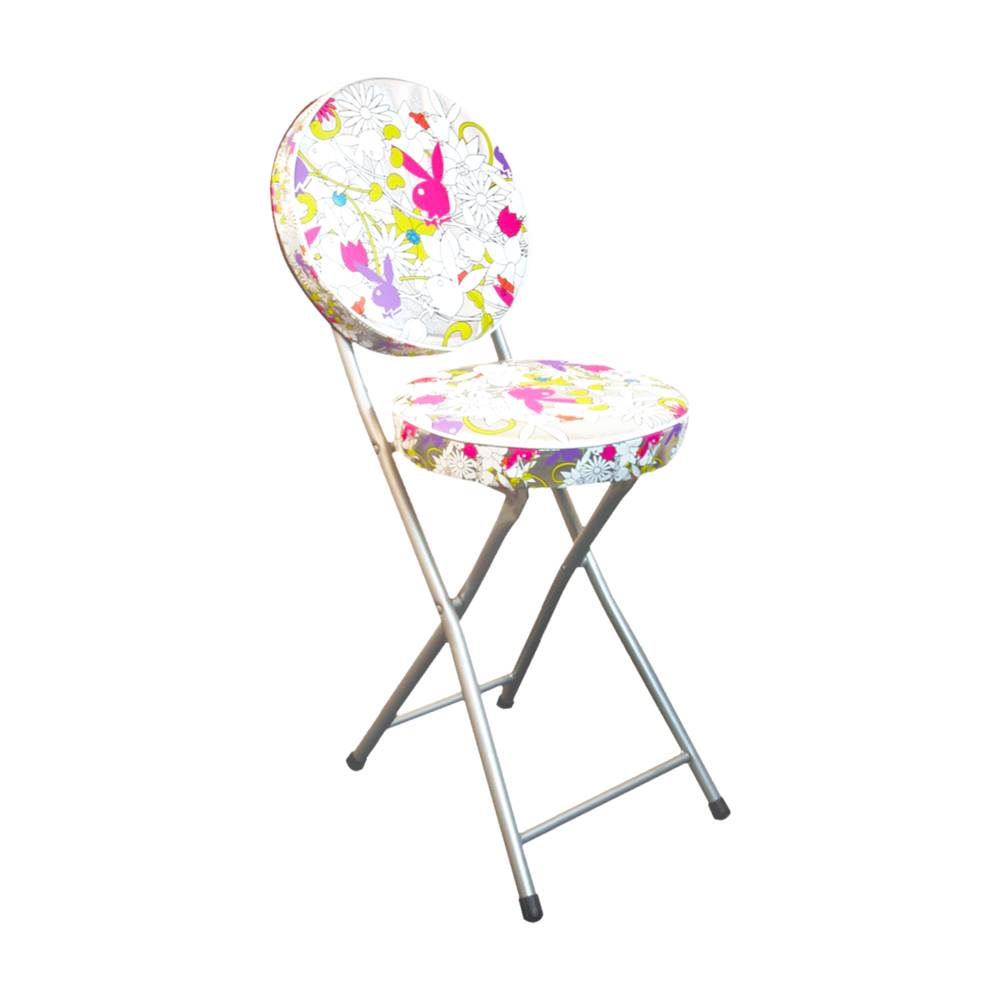 Chaise play boy fleurs