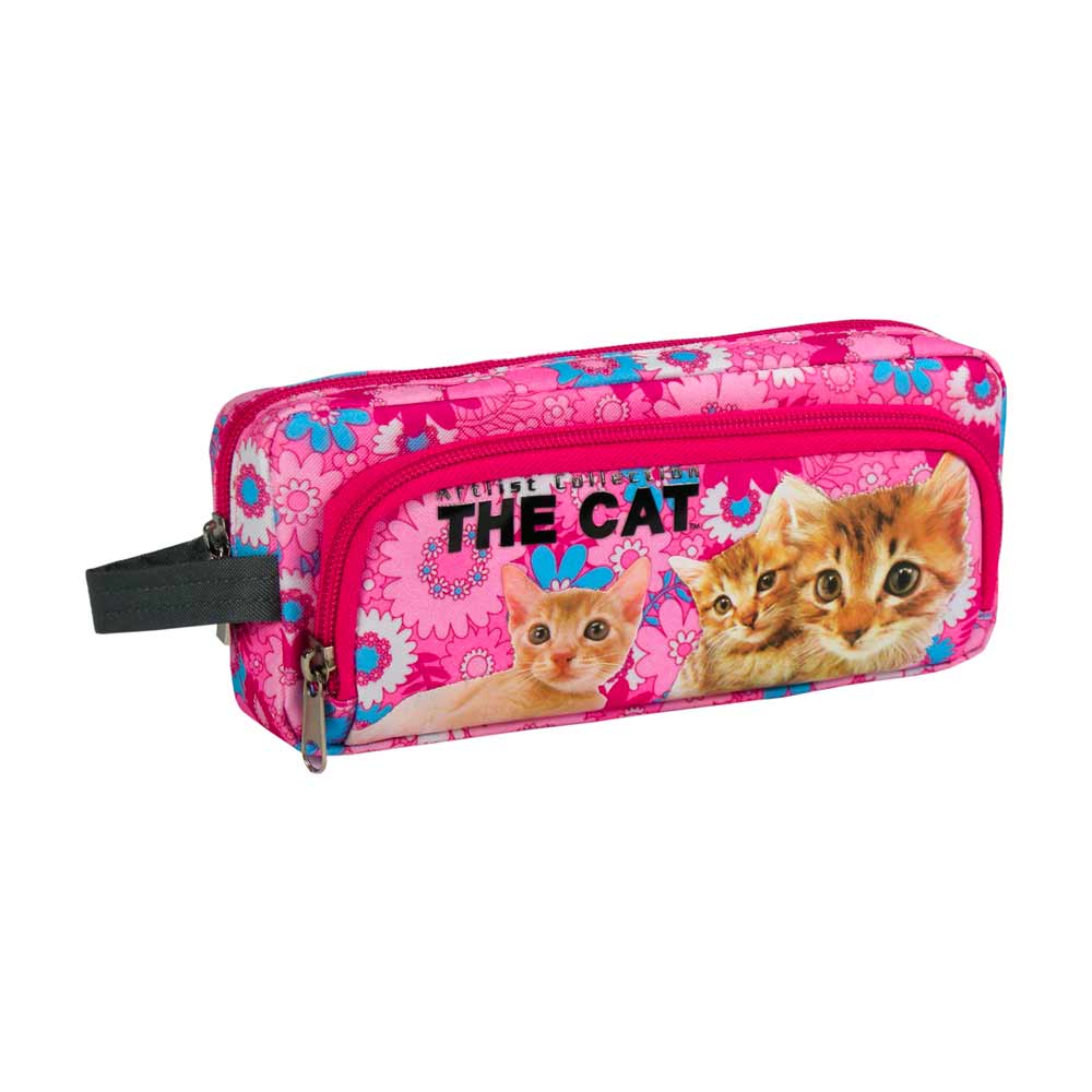 Trousse the cat 2poches