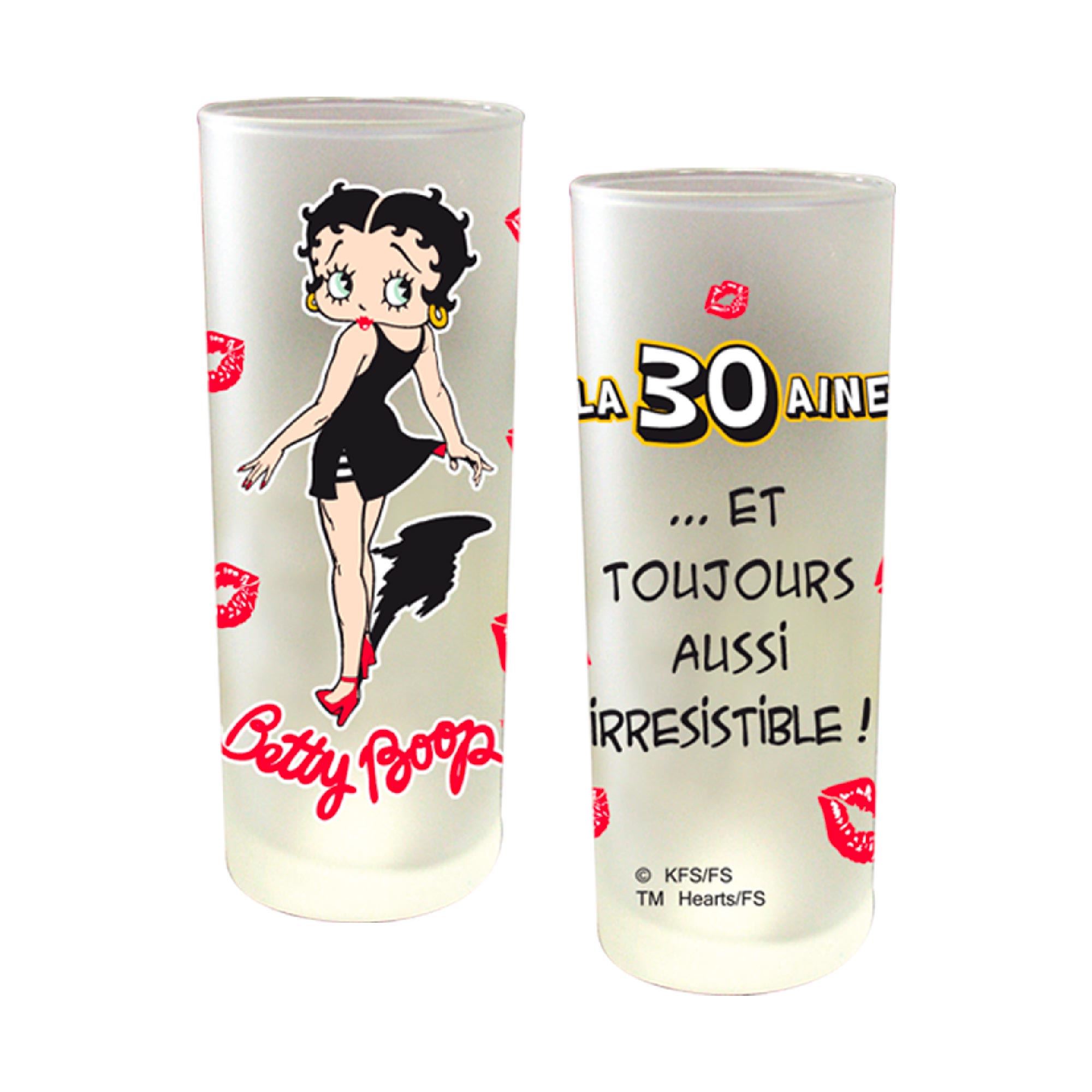Verre betty boop 30 aine