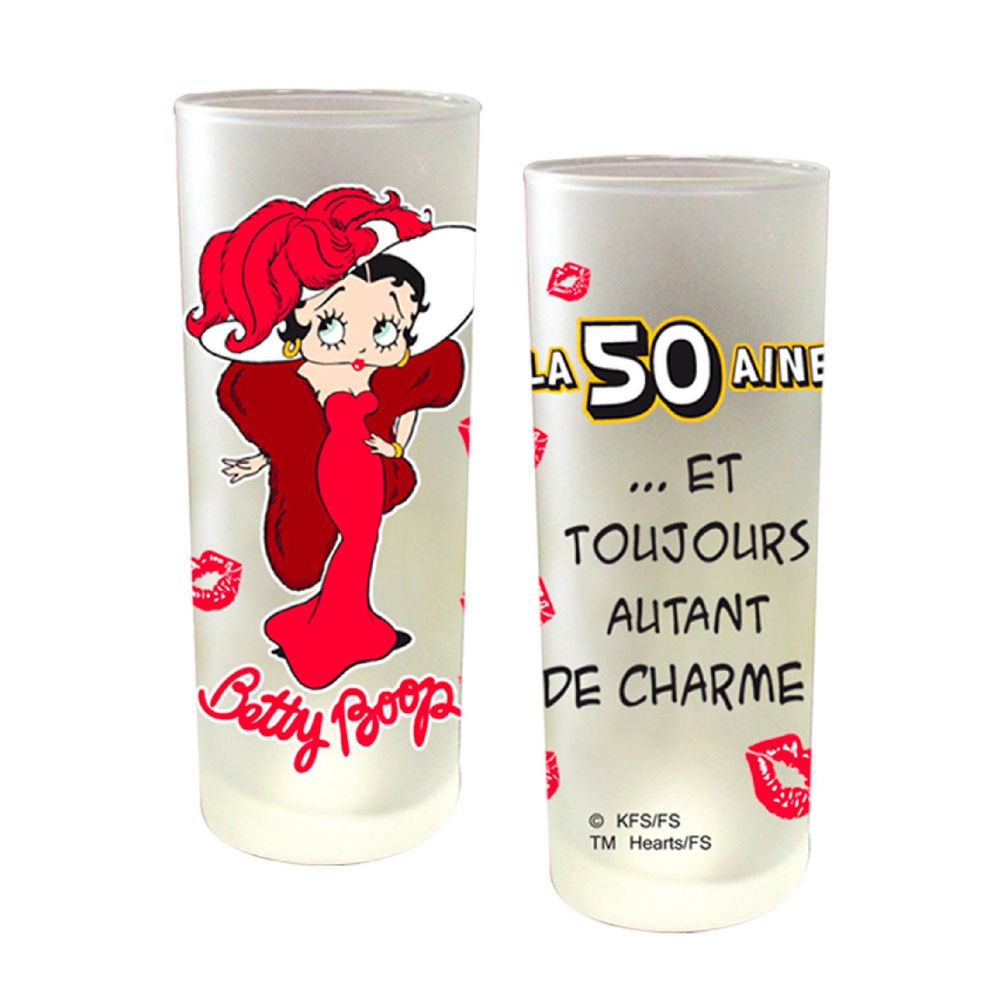Verre betty boop 50 aine