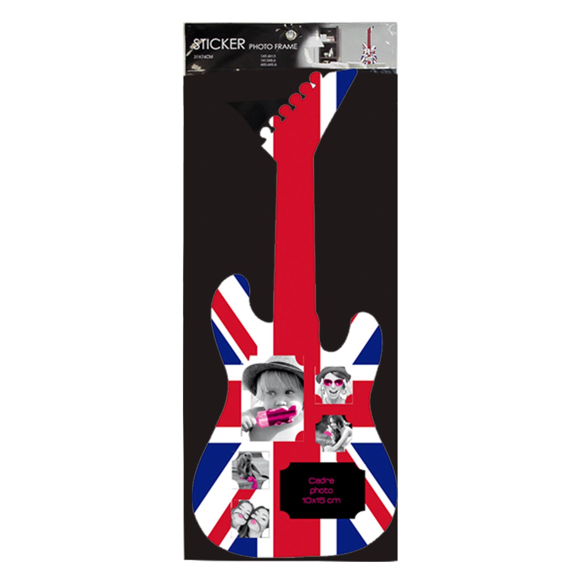 Sticker pele mele guitare