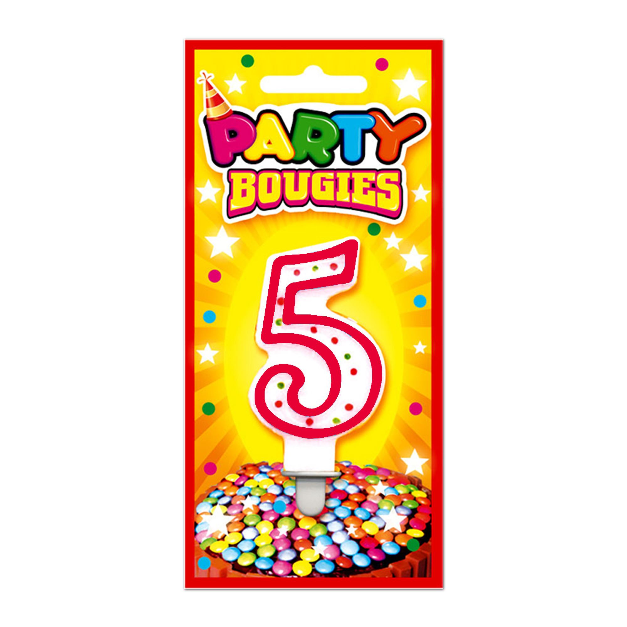 Bougie anniversaire 5