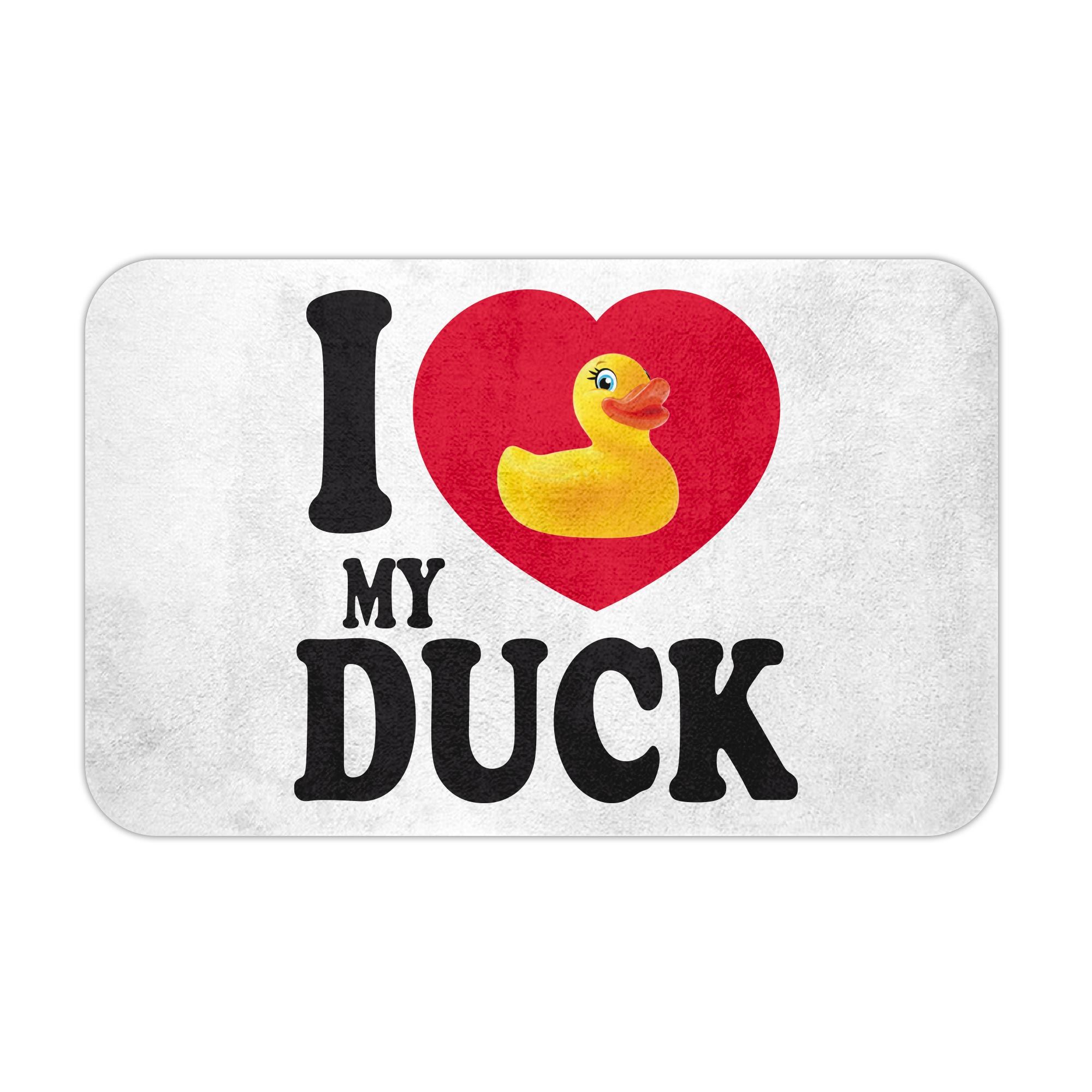 Tapis salle de bain canard