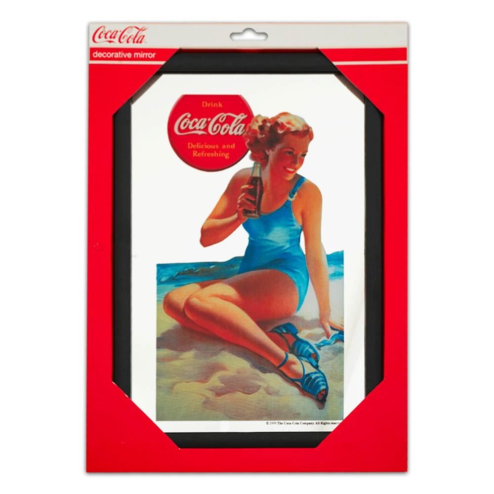 Miroir coca cola pin up ....