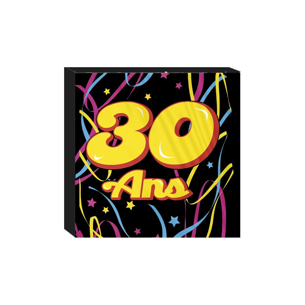 Pack 20 serviettes 30aine