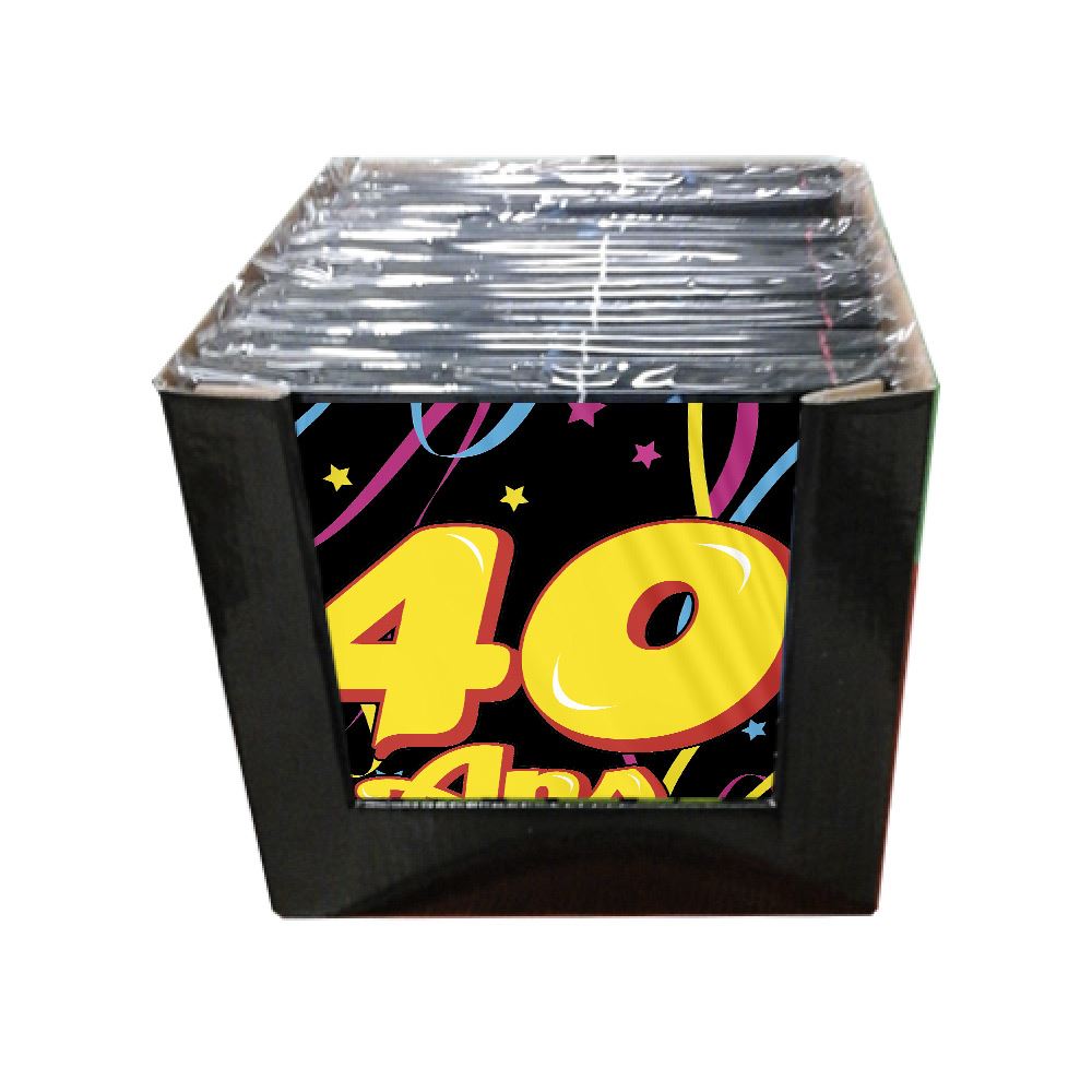 Pack 20 serviettes 40ans