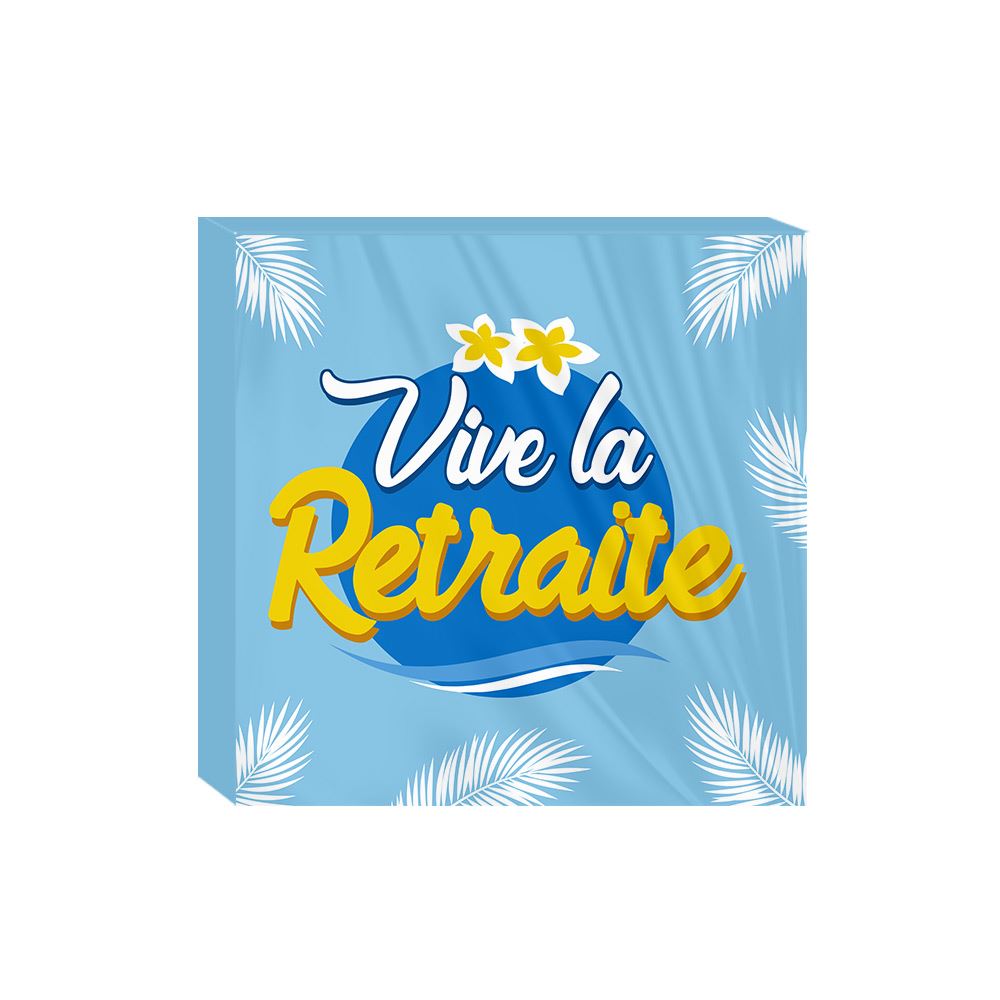 Pack 20 serviettes retraite