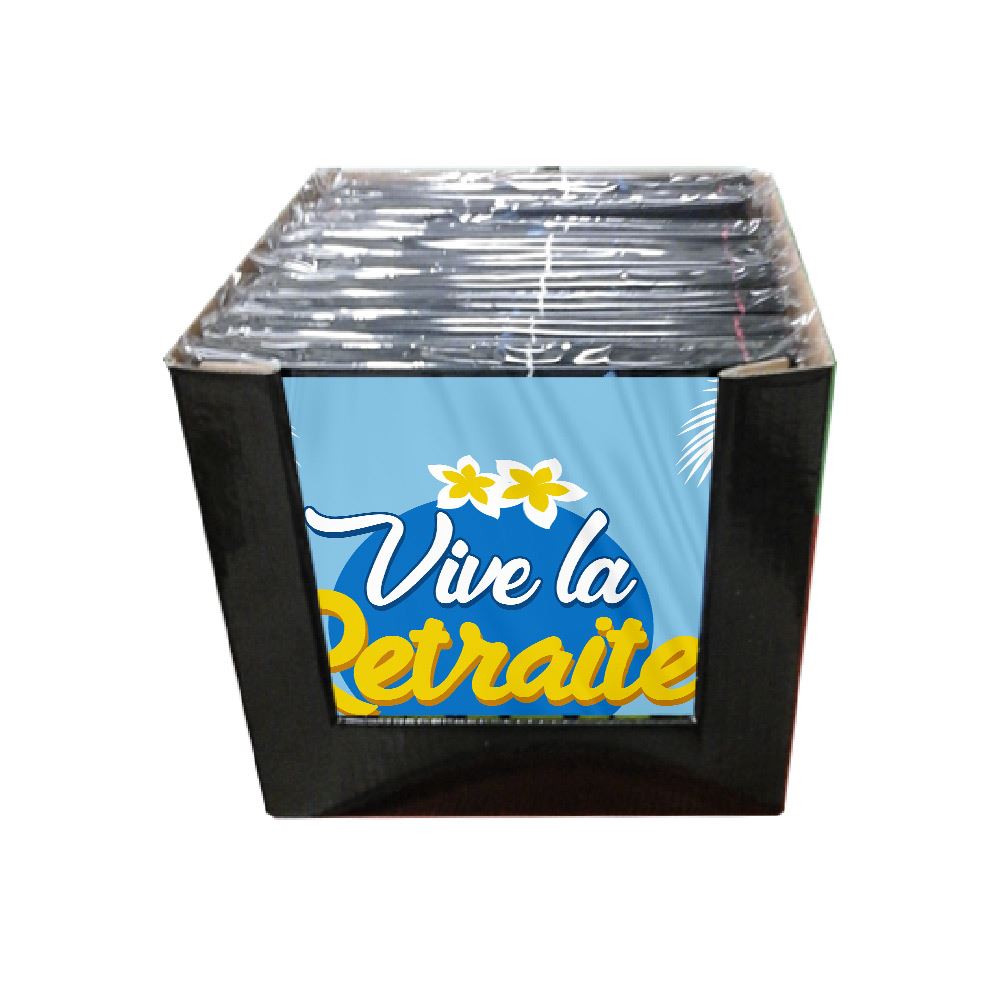 Pack 20 serviettes retraite