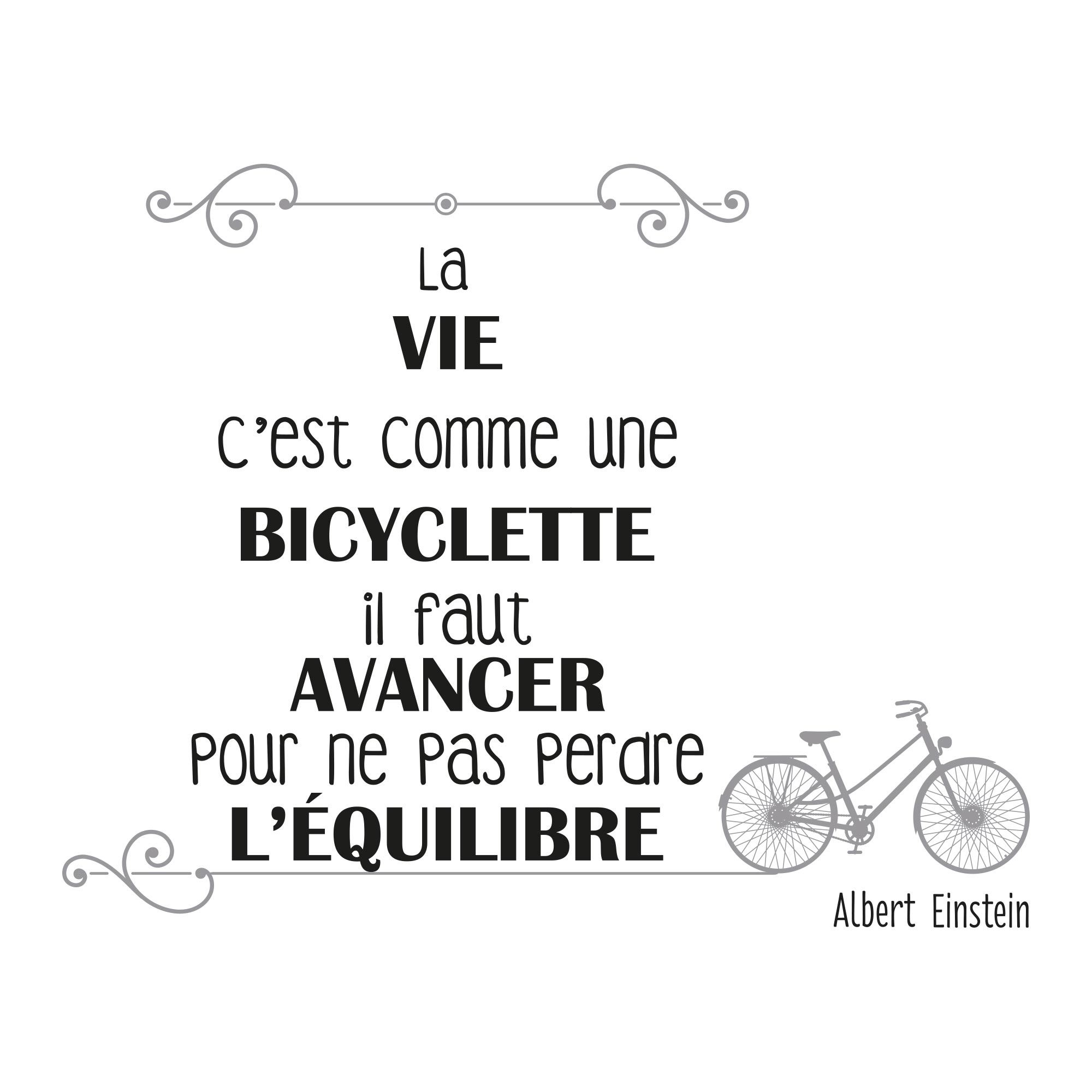 Sticker la vie/avancer