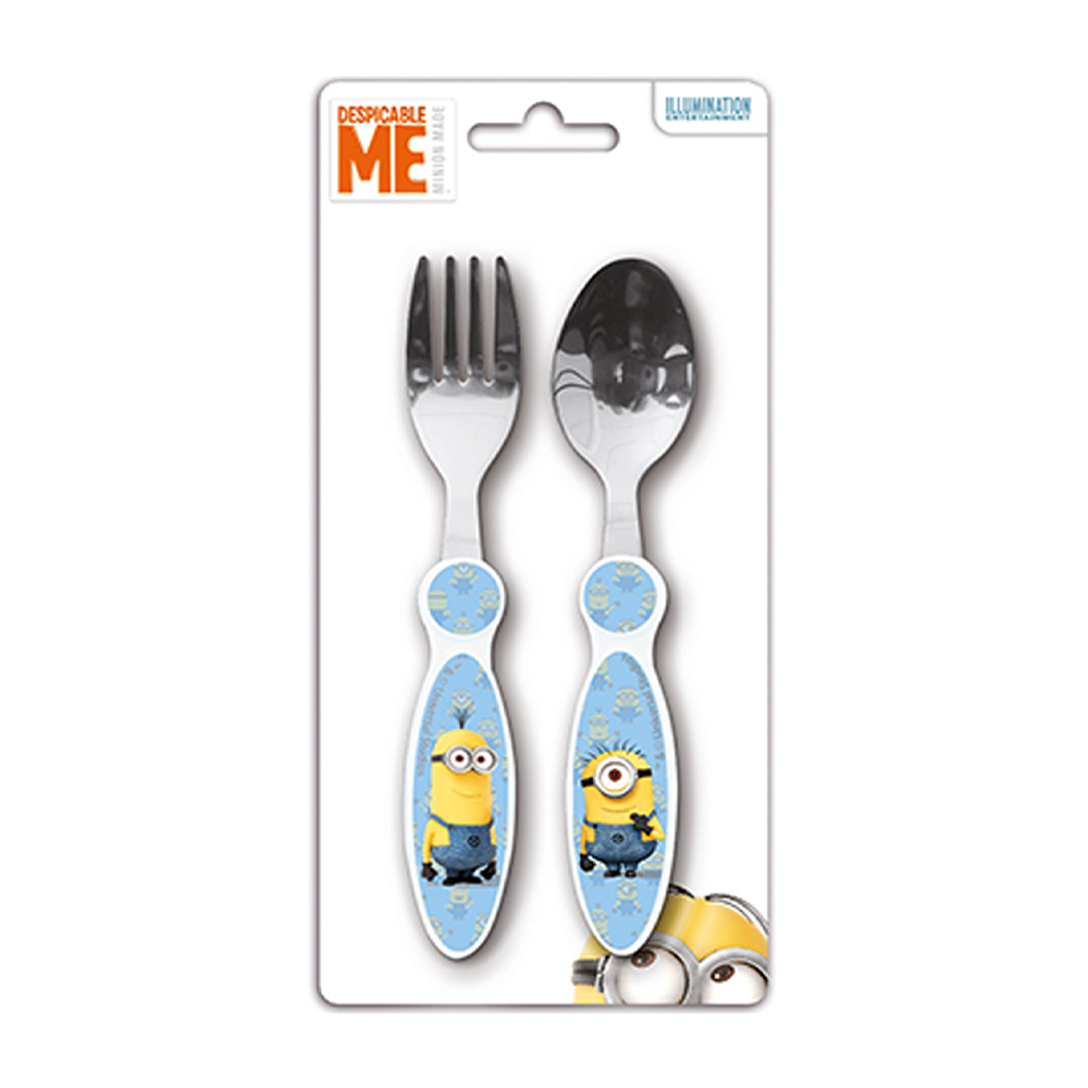 Pack couverts minions metal