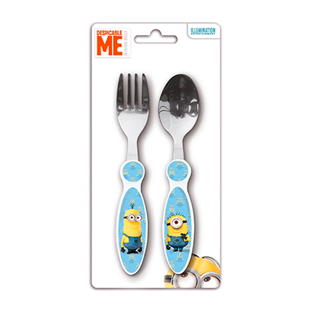 Pack couverts minions metal