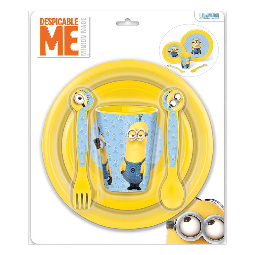 Pack vaisselle minions 5pcs