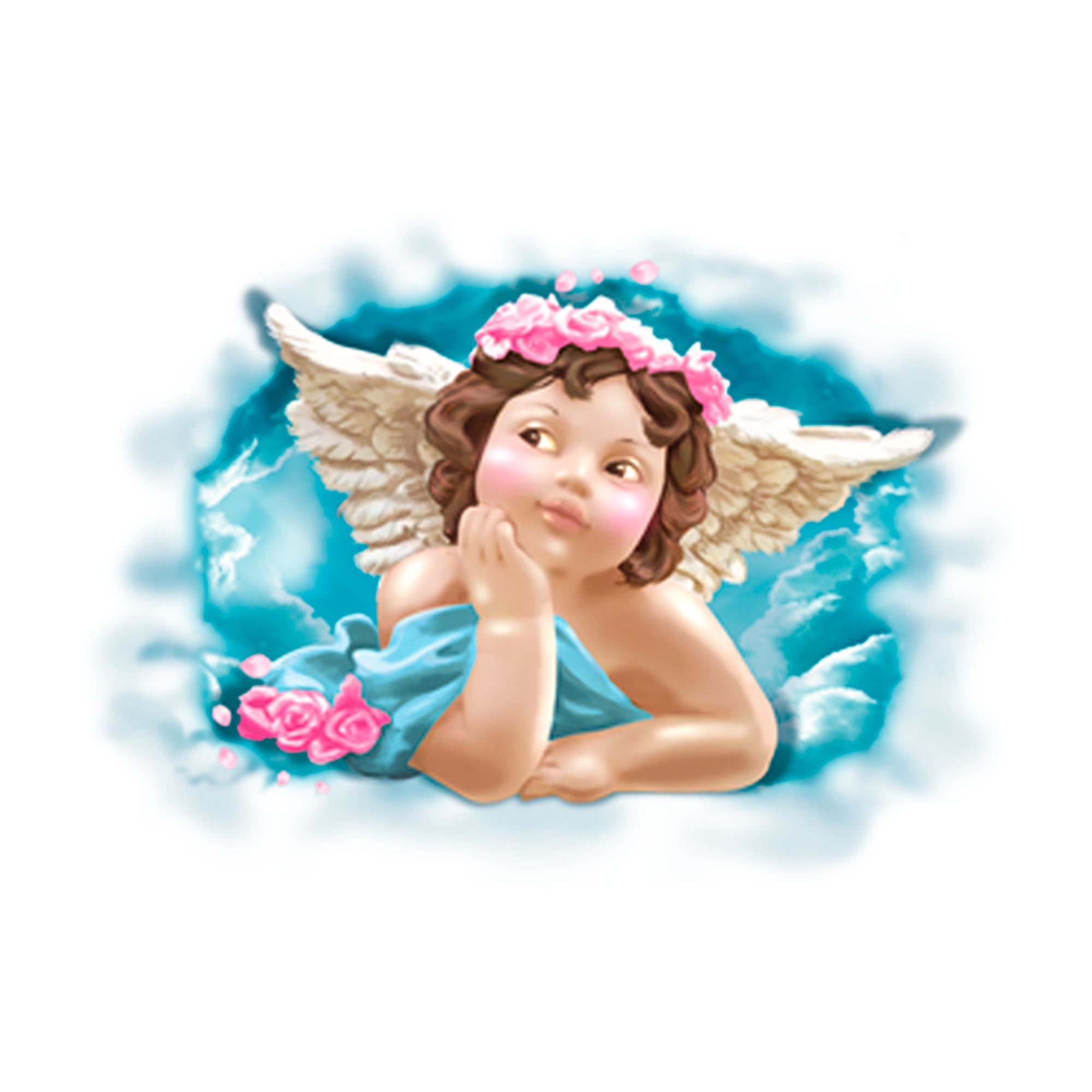Sticker trompe oeil ange